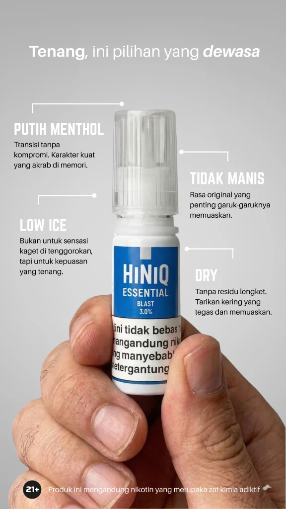 Liquid Hiniq Essential Blast Saltnic 15ml 3% 30mg