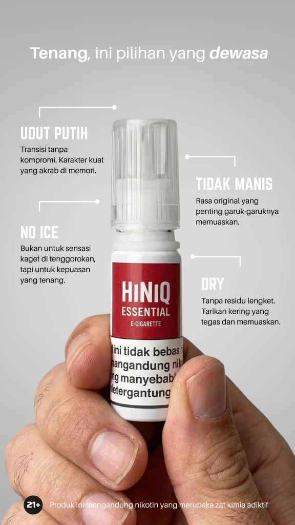Liquid Hiniq Essential e-cigarette Saltnic 15ml 3% 30mg